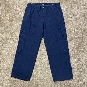 5.11 Tactical Pants Cargo Mens 40x32 Black Twill PDU Class B Elastic Grip 74326